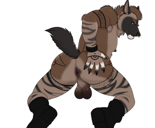 Hyena Dad Boots and Booty