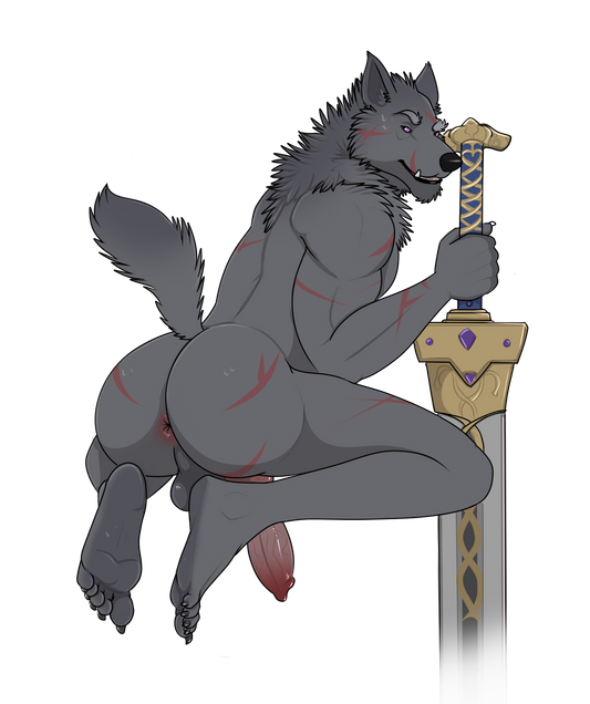 Wolf Paladin Footpaws