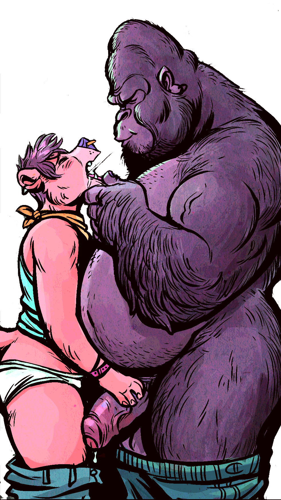 Gorilla Dad Spit