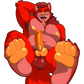 Red Werewolf Musk Orange Wax Melts