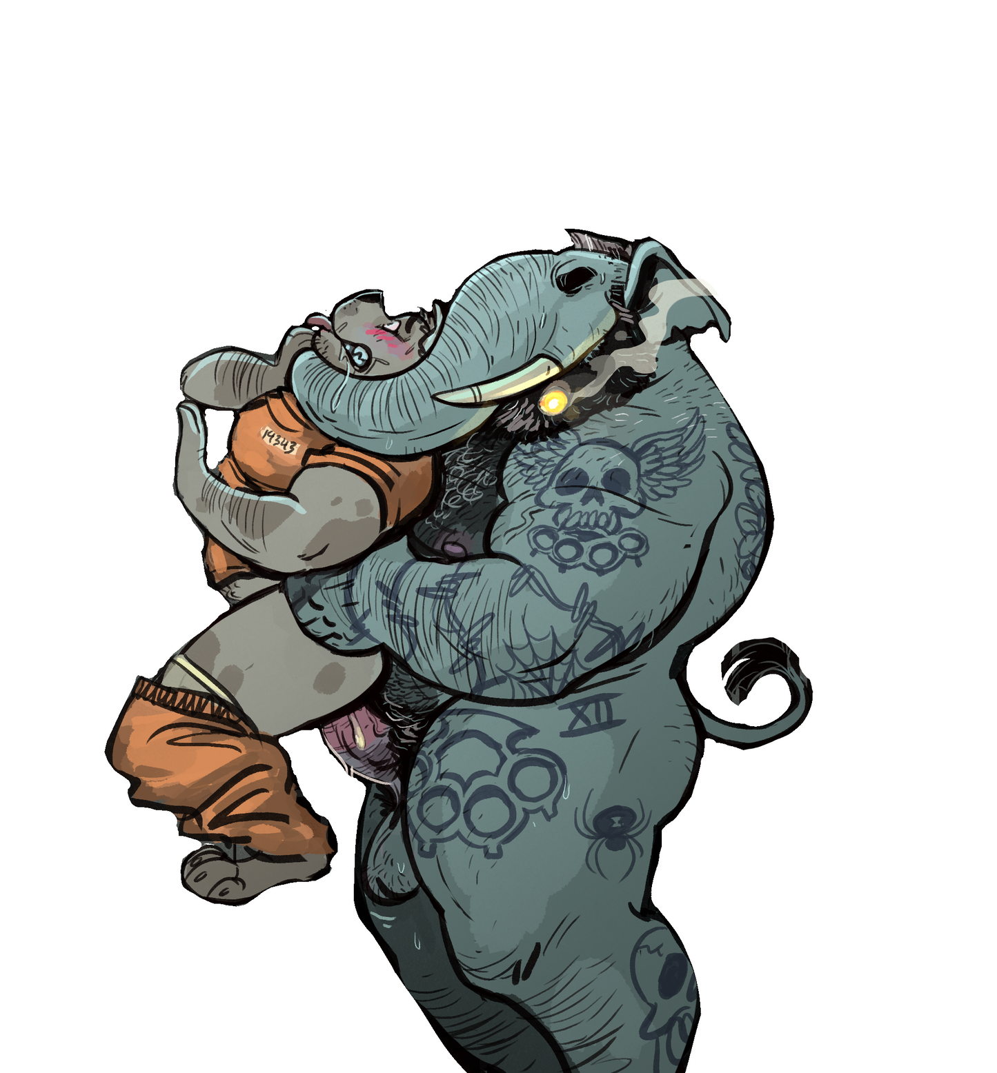 Elephant Dad Stank